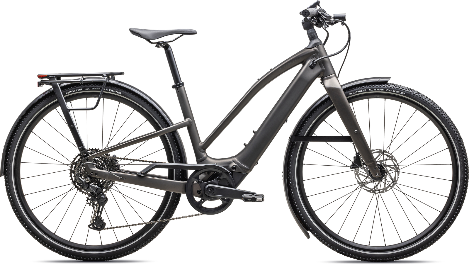 Specialized - Turbo Vado SL 2 4.0 Step - Through - Satin Gunmetal / Smoke Frost - L - Elcykel