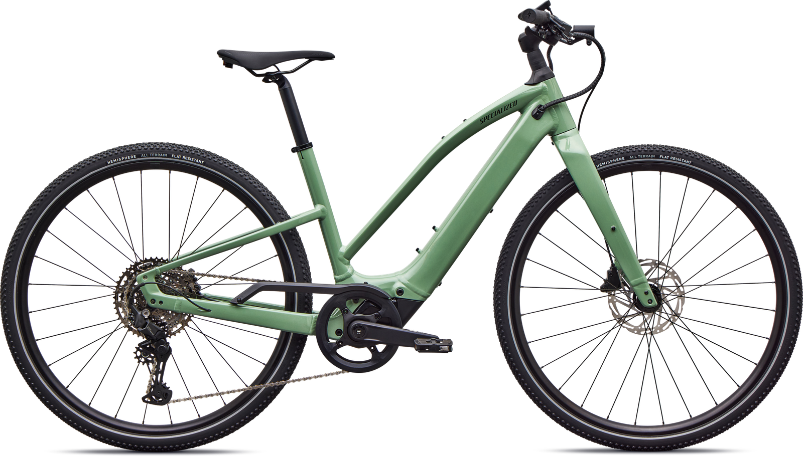 Specialized - Turbo Vado SL 2 4.0 Step - Through - Gloss Pistachio - M - Elcykel