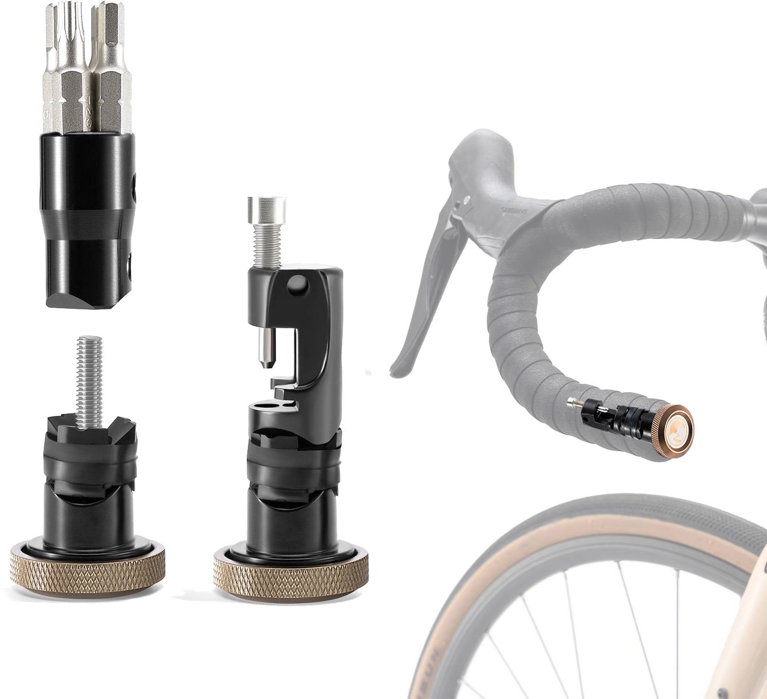 RockBros Styrprop Multitool 6-i-1 m. Kædeskiller