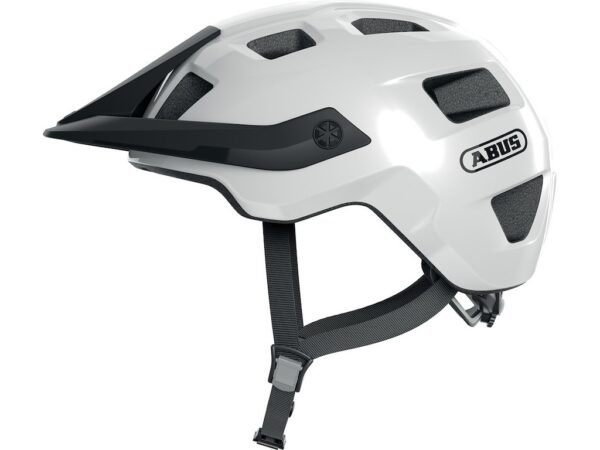 Abus MoTrip MTB Hjelm Shiny White (Hjelmstørrelse: 51-55 cm)