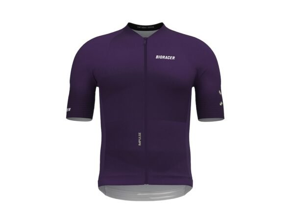 Bioracer Icon Impulse Jersey - Cykeltrøje - Korte Ærmer - Herre - Dark Violet - M
