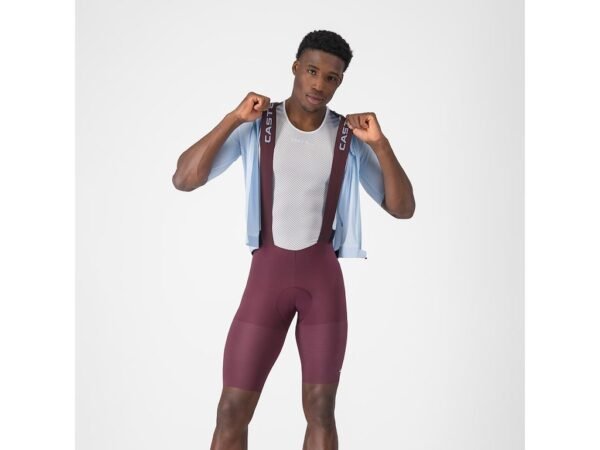 Castelli Premio Evo Bibshort - Cykelshorts m/pude - Herre - Deep Bordeaux/Winter Sky - XS