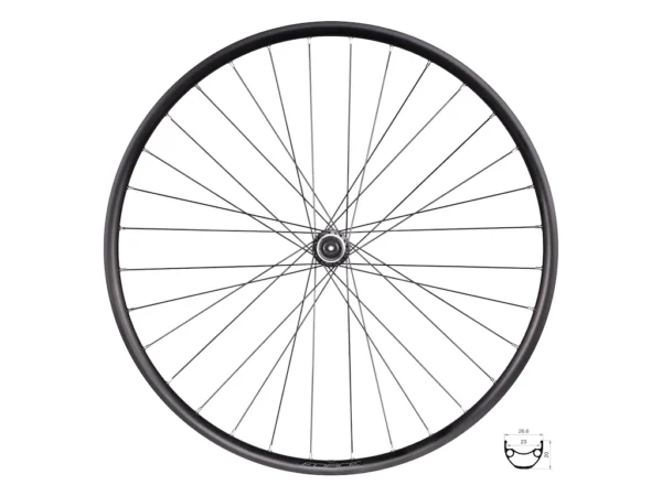FORCE Basic forhjul 29"(622x23) Disc Center lock 32 eger huller
