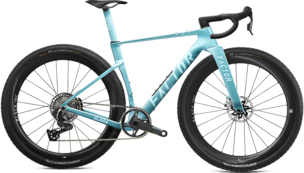Factor ELARA GRAVEL SRAM FORCE XPLR Black Inc 46 2026 - Virescent Blue