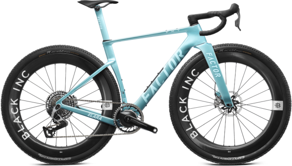 Factor ELARA GRAVEL SRAM RED XPLR Black Inc 64 2026 - Virescent Blue