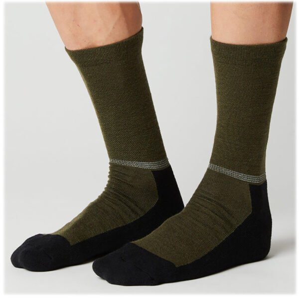 Fingerscrossed Merino Ringlet Vinter Sokker – Olive