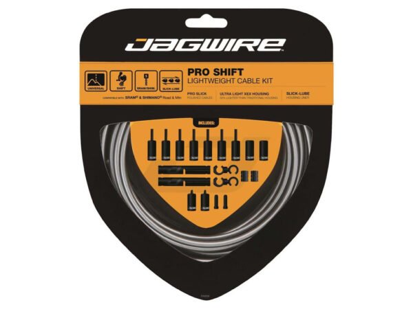 Jagwire - Pro Shift - 2x Gearkabel sæt - Road/MTB - Grå