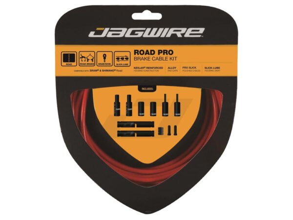 Jagwire - Road Pro - bremsekabel sæt til Road - Rød