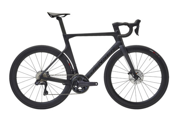 Jensen - CC6 Disc Aero - Racercykel - Sort - 52 cm - Racercykel