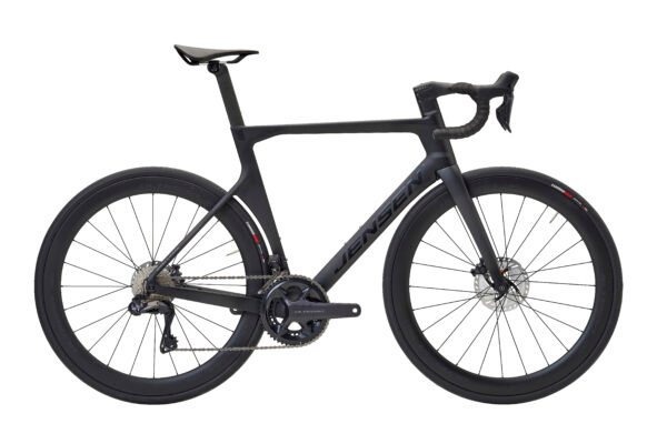 Jensen - CC6 Disc Aero - Racercykel - Sort - 58 cm - Racercykel