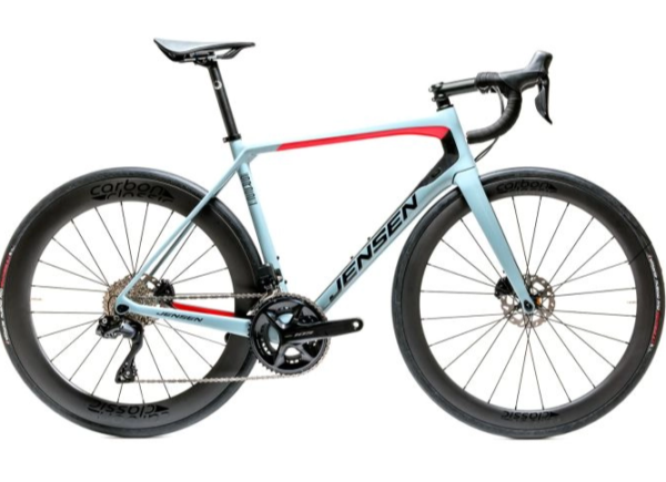 Jensen - SR Carbon Light Blue - Shimano 105 - 12 Speed - S - Racercykel