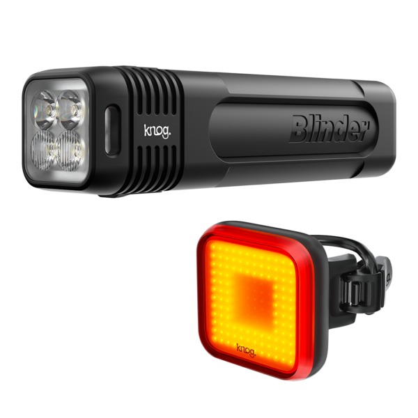 Knog - Blinder 900 Lumen + 100 Lumen - Lygtesæt