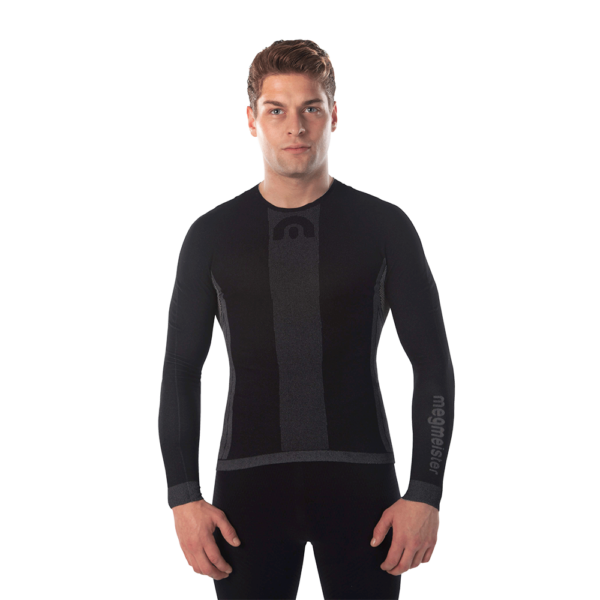 MegMeister - MEN Svedeundertrøje Lange Ærmer Sort - - Small/medium