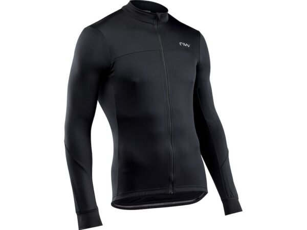 Northwave Force 2 Cykeltrøje med lange ærmer - Herre - Sort - Str. - 2XL