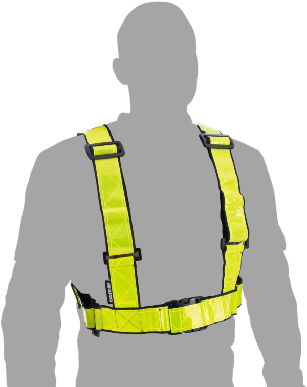OXC Bright H-Belt Reflekssele - Gul