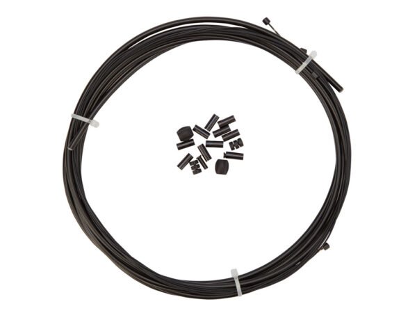 Pathtaker - Premium Kevlar/Teflon Gearkabel - 4 mm - Sort - Sæt til for og bag