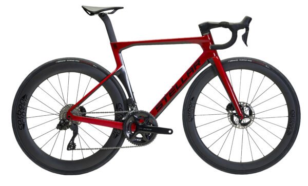 STELLAR - CC6 - Bonfire RED - Aero Racer - Carbon Classic - 52 cm - Racercykel