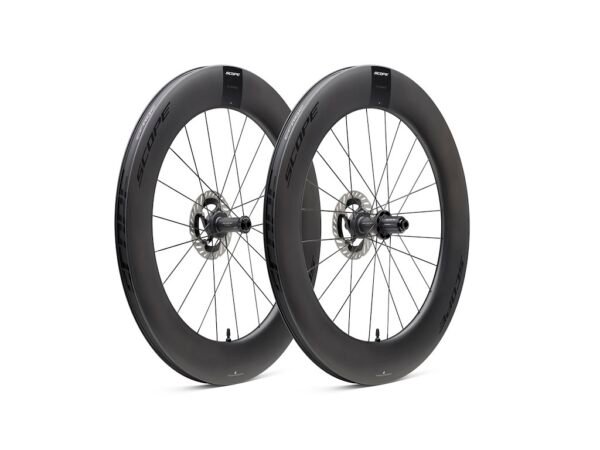 Scope R8.T 700c 85mm hjulsæt Shimano body disc carbon sort decals