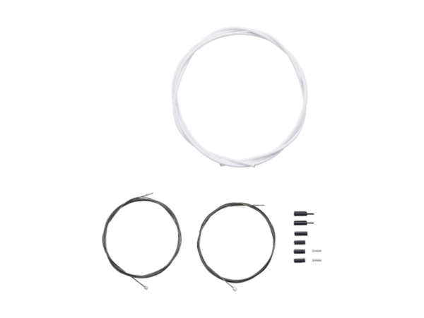 Shimano Gearkabel sæt Road - OT-SP41 Optislick - Hvid