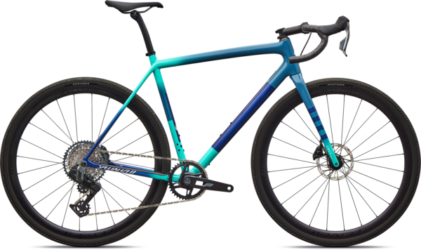 Specialized Crux Expert - SRAM Rival XPLR AXS 2026 - Grey Blue/Lagoon Blue