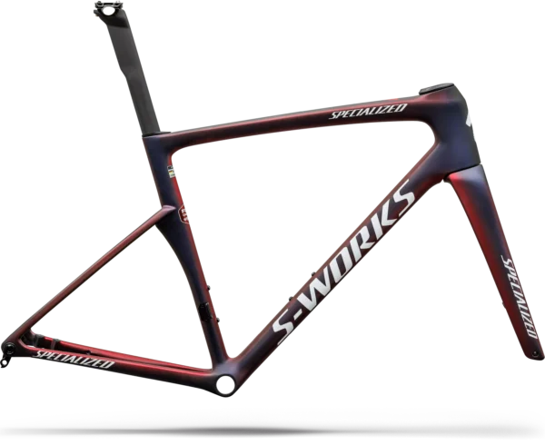 Specialized S-Works Tarmac SL9 Team Replica Frameset FDJ United - SUEZ 2027 - Gloss Red Tint
