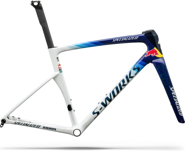 Specialized S-Works Tarmac SL9 Team Replica Frameset Red Bull - BORA - hansgrohe 2027 - Gloss Metallic White Silver