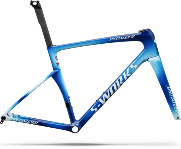 Specialized S-Works Tarmac SL9 Team Replica Frameset Soudal Quick-Step 2027 - Gloss Blue Onyx