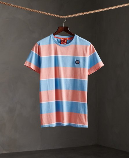 Superdry Collective T-shirt med stribedesign og økologisk bomuld