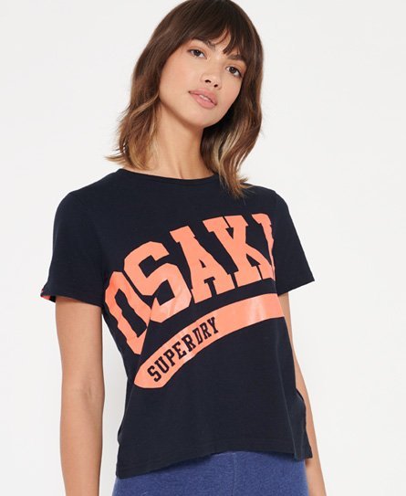 Superdry Osaka Swoosh T-shirt i firkantet snit