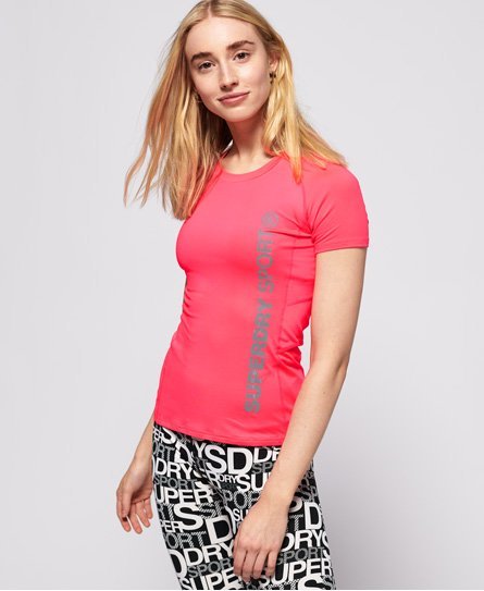 Superdry Paneldesignet Core T-shirt med mesh
