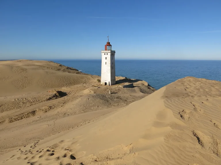 Rubjerg Knude Fyr ved den jyske vestkyst